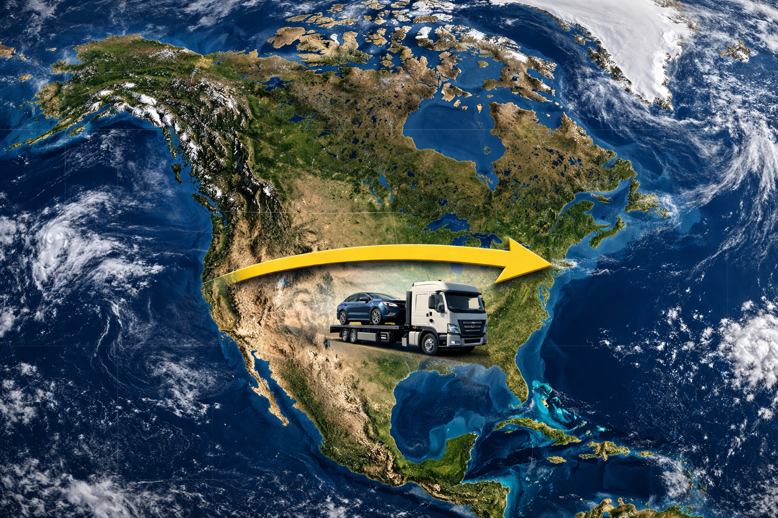 America delivery map